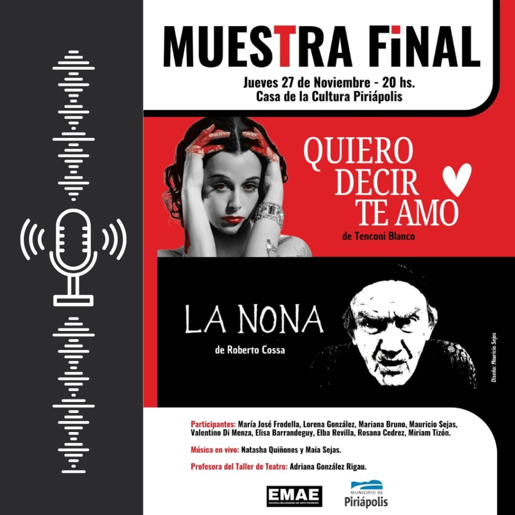 voz en off muestra final teatro casa de la cultura mauricio sejas